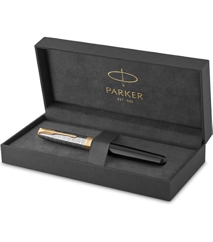 Amazon.com: PARKER Sonnet Fountain Pen | Premium Metal and Blue